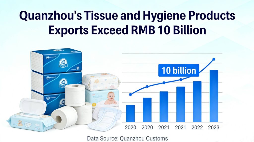 Quanzhou Hygiene Products Exports Continue to Grow