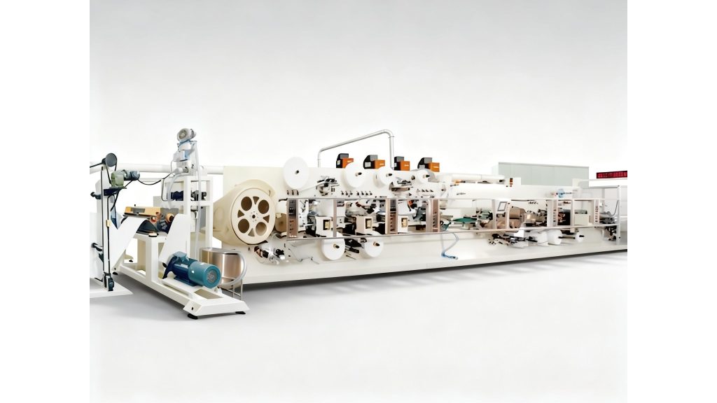 Semi-Servo Sanitary Napkin Machine