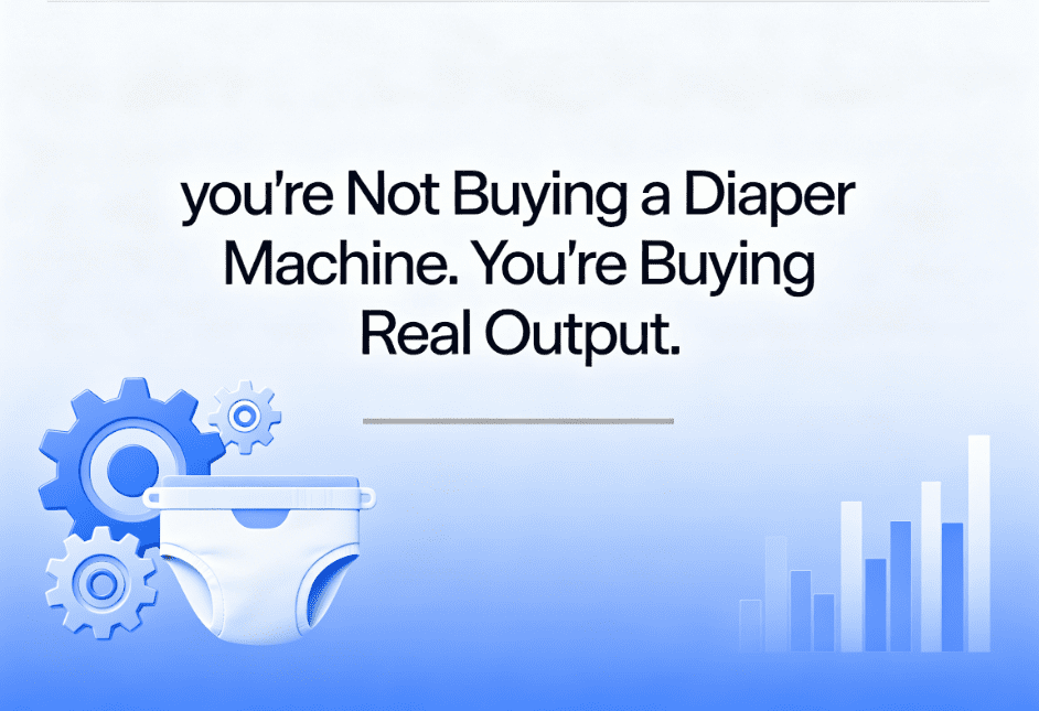 You’re Not Buying a Diaper Machine. You’re Buying Output.